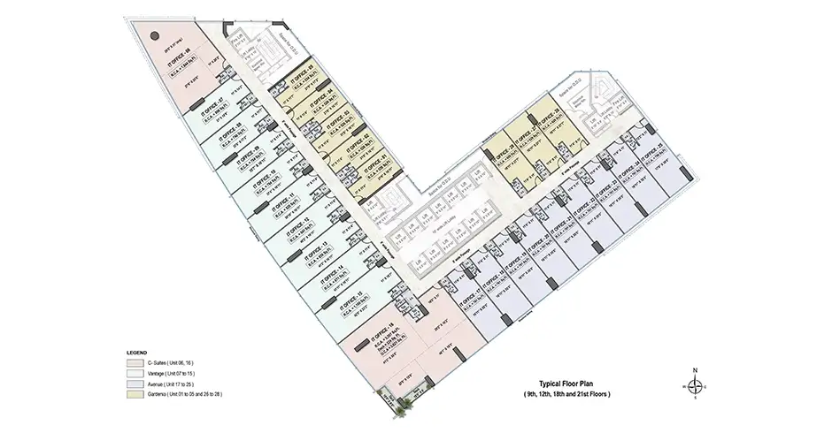 Raheja Sanpada Layout Plans
